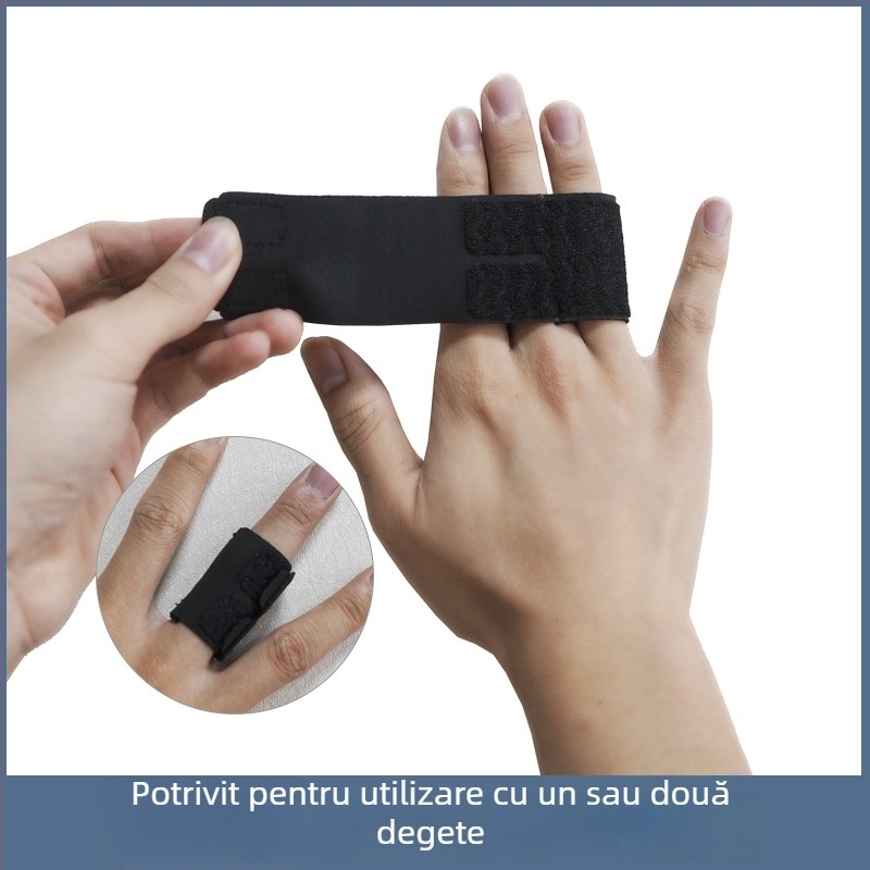 Manșetă de protecție a degetelor din nylon - reglabilă, suport fix, pentru adulți, potrivită pentru toate sporturile cu mingea, CE certificat