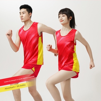 Trening de atletism unisex pentru alergare - uscat rapid, 100% poliester, căptușeală: fibre poliesterice, pentru toate anotimpurile