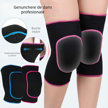 Leda protecții pentru genunchi pentru dans, burete, protecție la gambe, pentru mișcări de dans