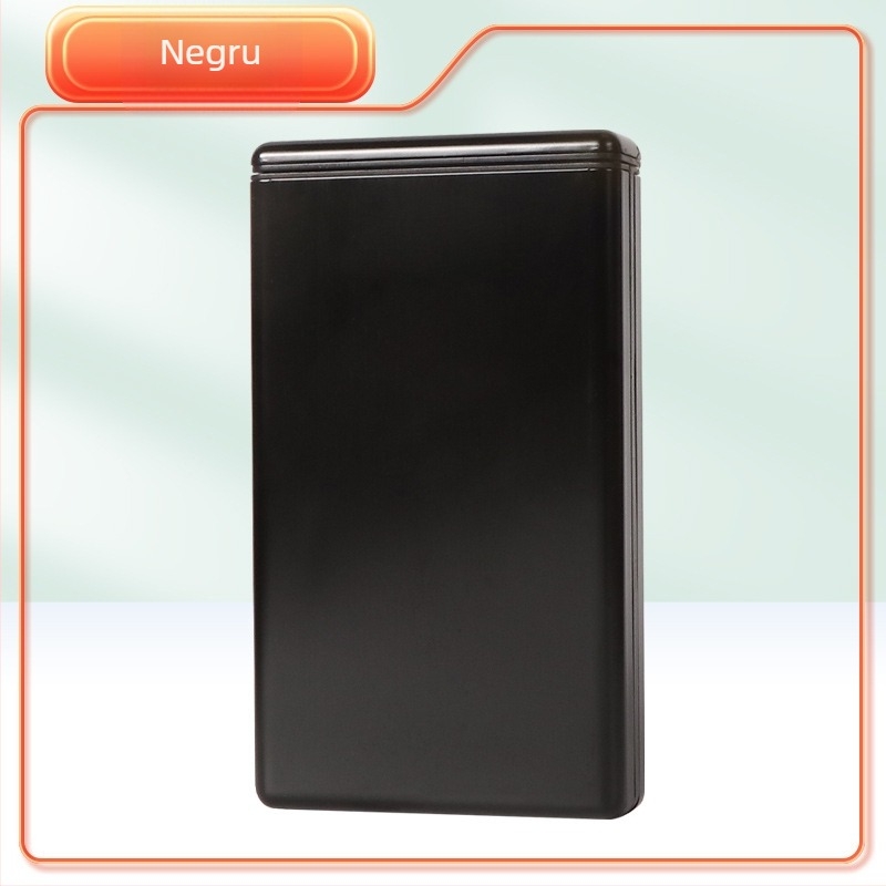 Caseretă metalică pentru țigări, ultra-subțire, capac glisant, 20 țigări, stil modern minimalist