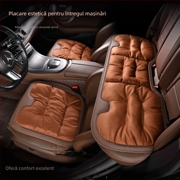 Perne de scaun auto - suprafață: tricot lână; umplutură: flanelă bumbac; iarnă; set de trei piese