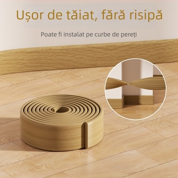 Pelință de perete cu aspect lemn – autoadezivă, rezistentă la apă, material NBR – Xiangzhen