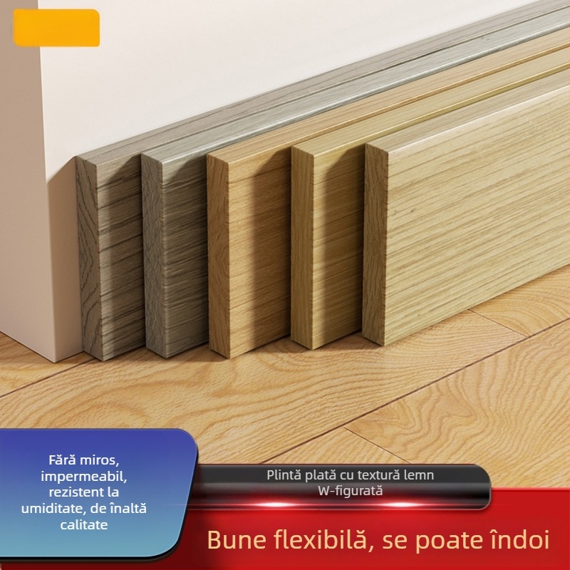 Pelință de perete cu aspect lemn – autoadezivă, rezistentă la apă, material NBR – Xiangzhen