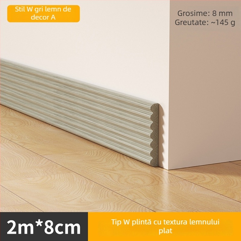 Pelință de perete cu aspect lemn – autoadezivă, rezistentă la apă, material NBR – Xiangzhen