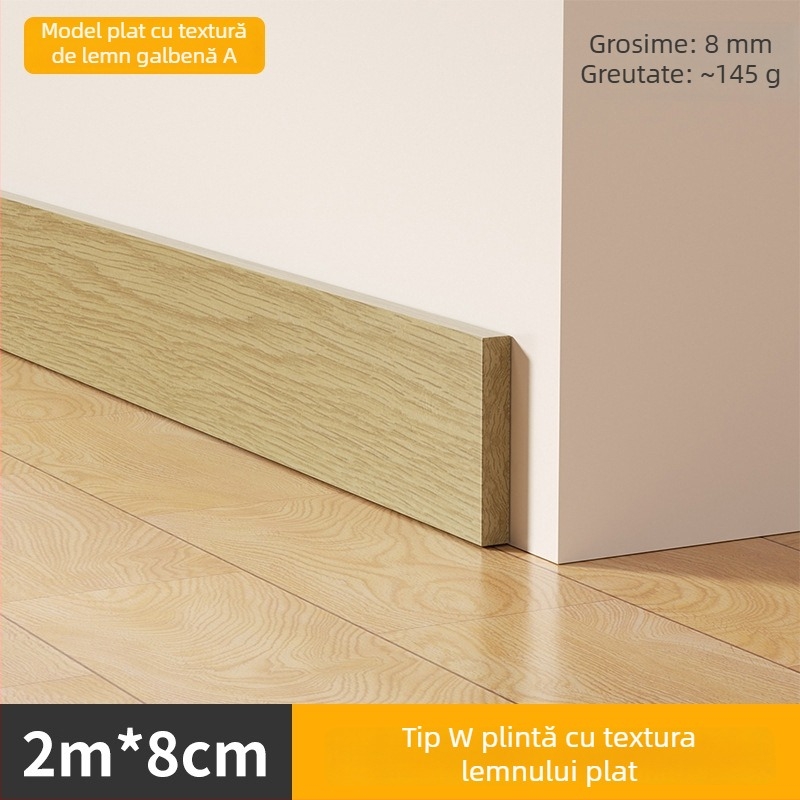 Pelință de perete cu aspect lemn – autoadezivă, rezistentă la apă, material NBR – Xiangzhen