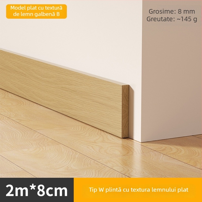 Pelință de perete cu aspect lemn – autoadezivă, rezistentă la apă, material NBR – Xiangzhen