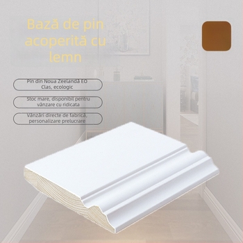 Plintă de lemn masiv Weihuang | Stil modern / Lux ușor | Model din lemn cu mai multe straturi, finisaj din lemn