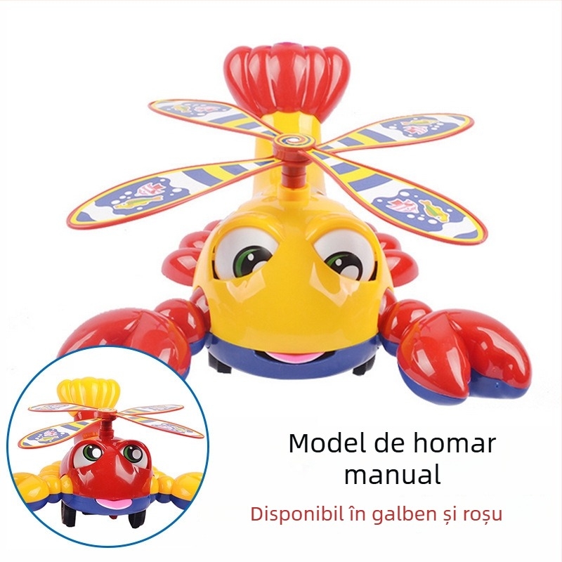 Jucărie de împins pentru bebeluși cu design cu o singură tijă, sonerie muzicală, jucărie interactivă din PVC pentru copii 4–6 ani