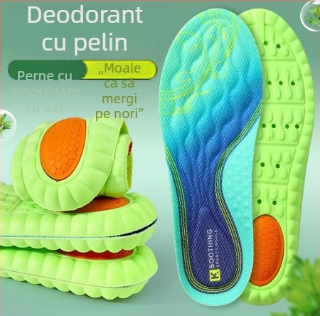 Insolă PU model 2406, stil național sport, masaj, absorbție a șocurilor, anti-odor, talpă integrală pentru adidași, pantofi din piele, casual, din țesătură