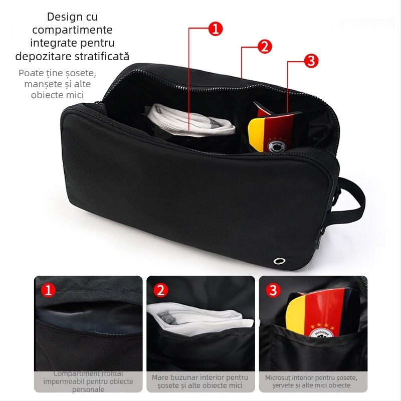 Geantă pentru încălțăminte sport — design modern minimalist, poliester, marcă Sap Wolf, lansare vara 2020