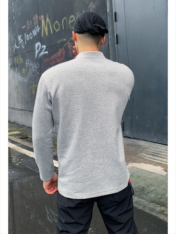 Tricou cu mânecă lungă, croială liberă, fibră de poliester, toamnă 2025