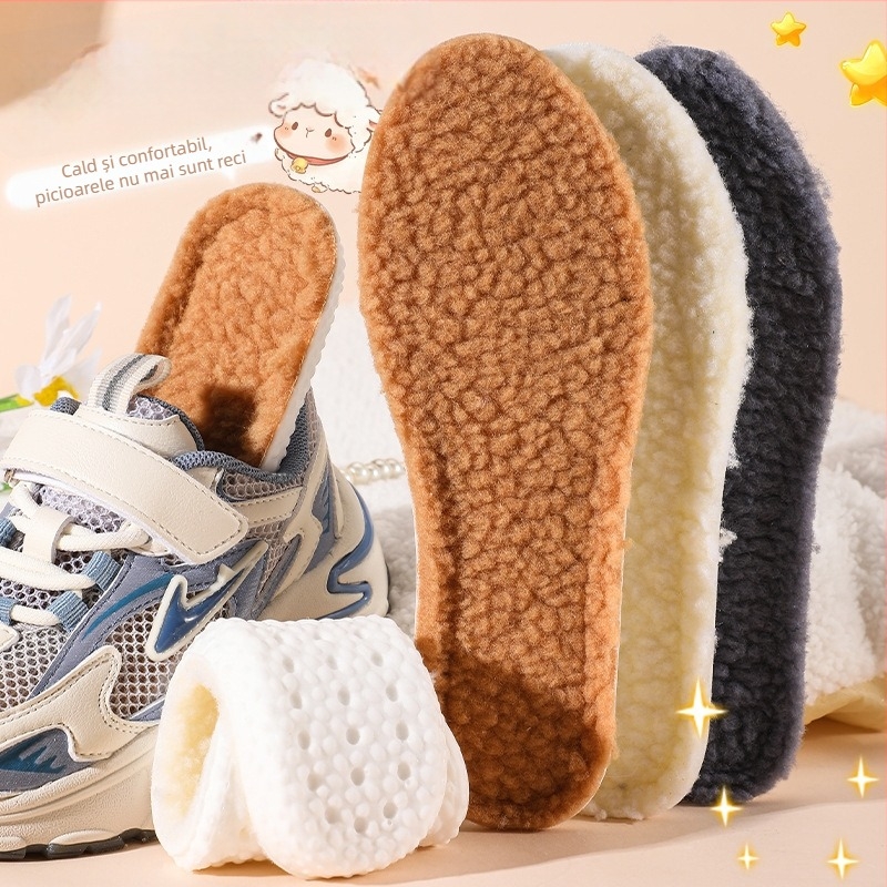 Insolă pentru copii, talpă completă pentru pantofi sport din CashmerePu, cu funcție deodorant, model 5080-14