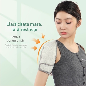Strong Mugwort încălzitor pentru umăr, pentru somn de iarnă, poliester/spandex/elastan, pentru adulți, protecție de umeri