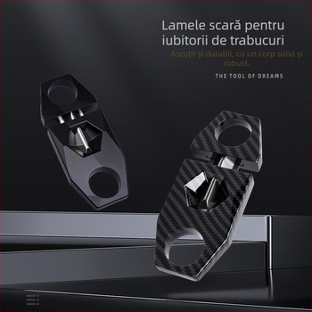 FOGSON Tăietor de trabucuri — din metal, portabil, design simplu, pentru uz casnic, personalizabil