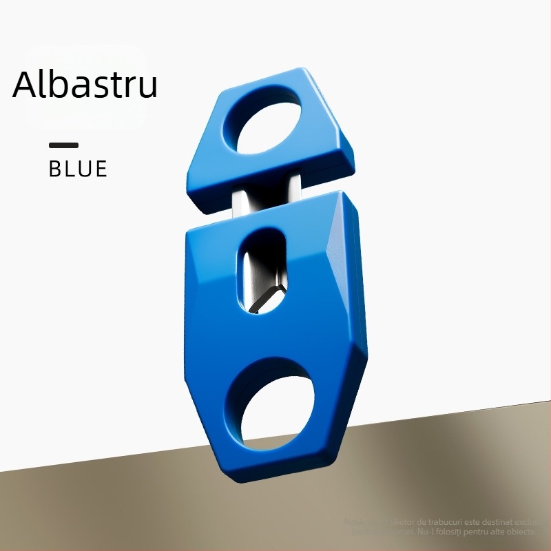 FOGSON Tăietor de trabucuri — din metal, portabil, design simplu, pentru uz casnic, personalizabil