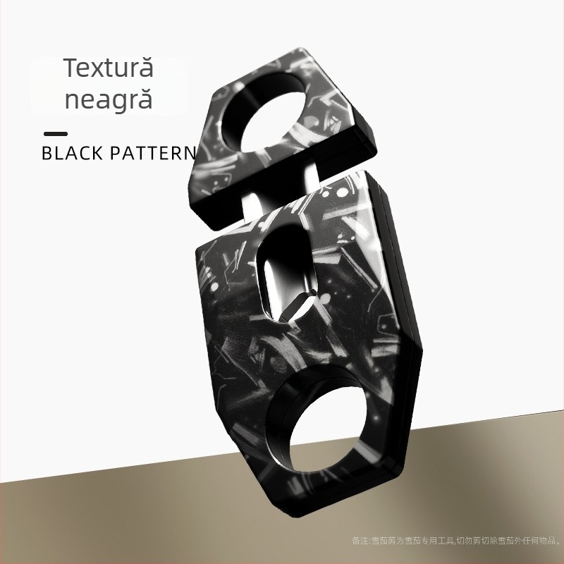 FOGSON Tăietor de trabucuri — din metal, portabil, design simplu, pentru uz casnic, personalizabil