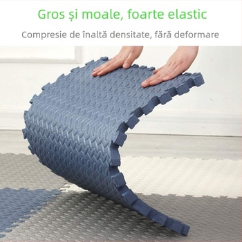 Covorașe de podea EVA cu îmbinare – groase, absorbante la impact pentru Taekwondo și fitness acasă (Material: EVA; Cod produs: Na–xh12; Pachet: 50 buc.)
