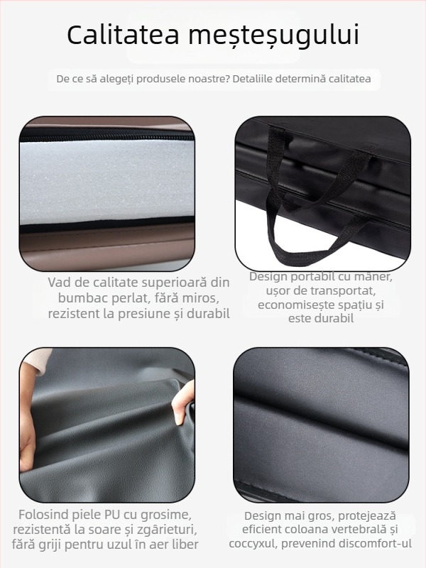 Covor pliabil de fitness din burete îngroșat, cu husă din pânză, pentru abdomene, calistenie, antrenament de dans și exerciții acasă (1 bucată)