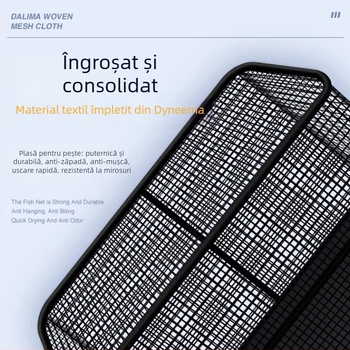 Coș de protecție pentru pescuit – plutitor, uscare rapidă, din nailon, pentru pescuit la mare și la stâncă (Brand: Fishing Manager)