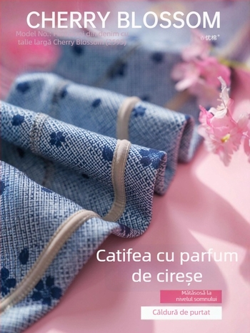Blugi cu croi larg – groși pentru toamnă/iarnă, casual, stil japonez/koreean (Material: Poliester 50–70%, Rayon 30–50%; Grosime: groasă; Elastitate: ușoară)