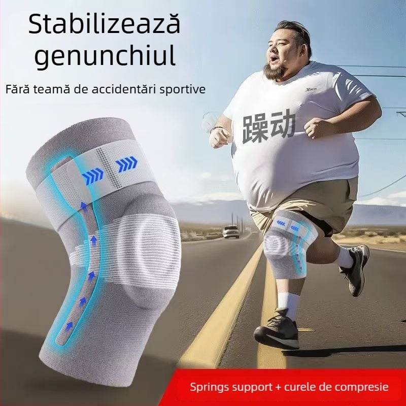 Genunchiere medicale pentru alpinism, protecție a meniscului, corp din poliester și căptușeală de bumbac, protecție pentru genunchi, potrivite pentru alergare și drumeții