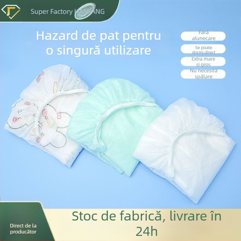 Acoperire de protecție pentru saltea – de unică folosință, rezistentă la praf, portabilă, groasă; SMMS țesătură nețesută
