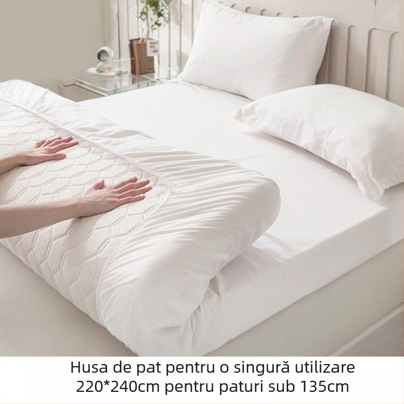 Acoperire de protecție pentru saltea – de unică folosință, rezistentă la praf, portabilă, groasă; SMMS țesătură nețesută
