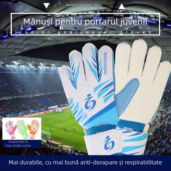 Mănuși de portar pentru fotbal, material PU, Zhengdong ZD619, unisex