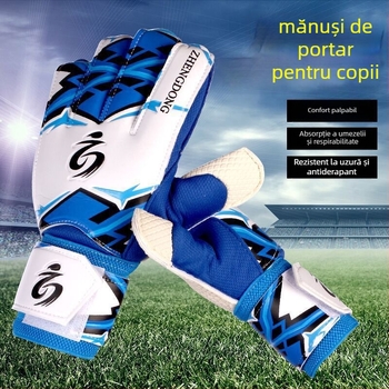 Mănuși de portar fotbal cu protecție a degetelor, pentru antrenament și competiție – model ZD616, Zhengdong
