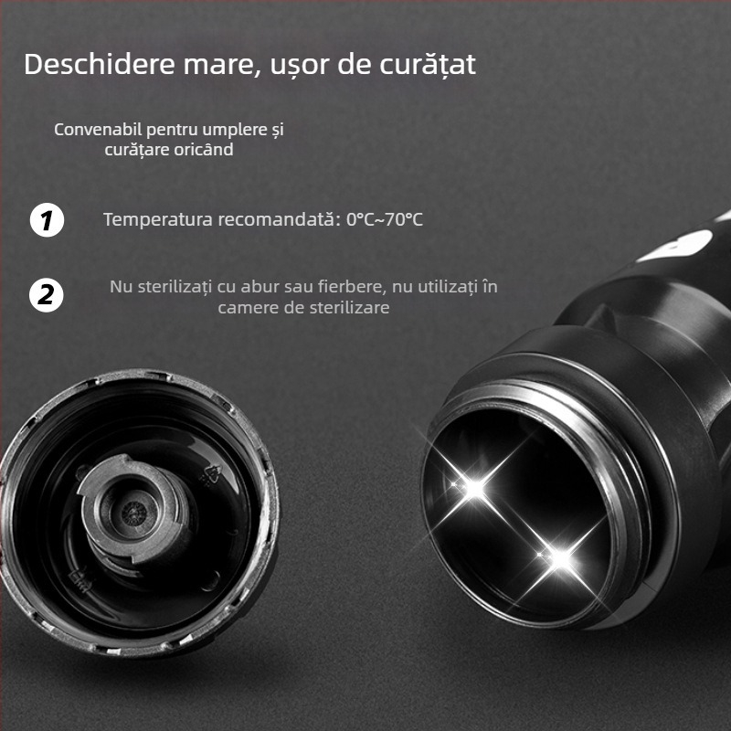 ACRUNU sticlă de apă pentru bicicletă, cu design de tip presiune — capacitate mare, blocare de siguranță, bază îngroșată, potrivită pentru MTB și biciclete de drum.