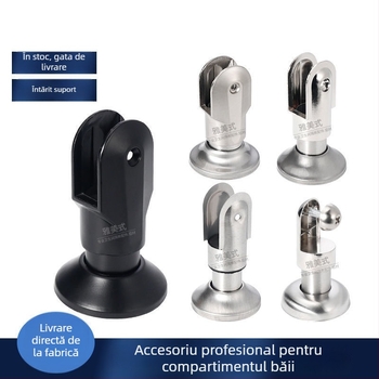 Picior de susținere pentru separatorul de toaletă - oțel inoxidabil, finisaj tras prin fir, Sowegu