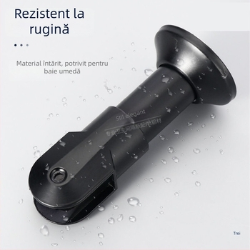 Picior de susținere pentru separatorul de toaletă - oțel inoxidabil, finisaj tras prin fir, Sowegu