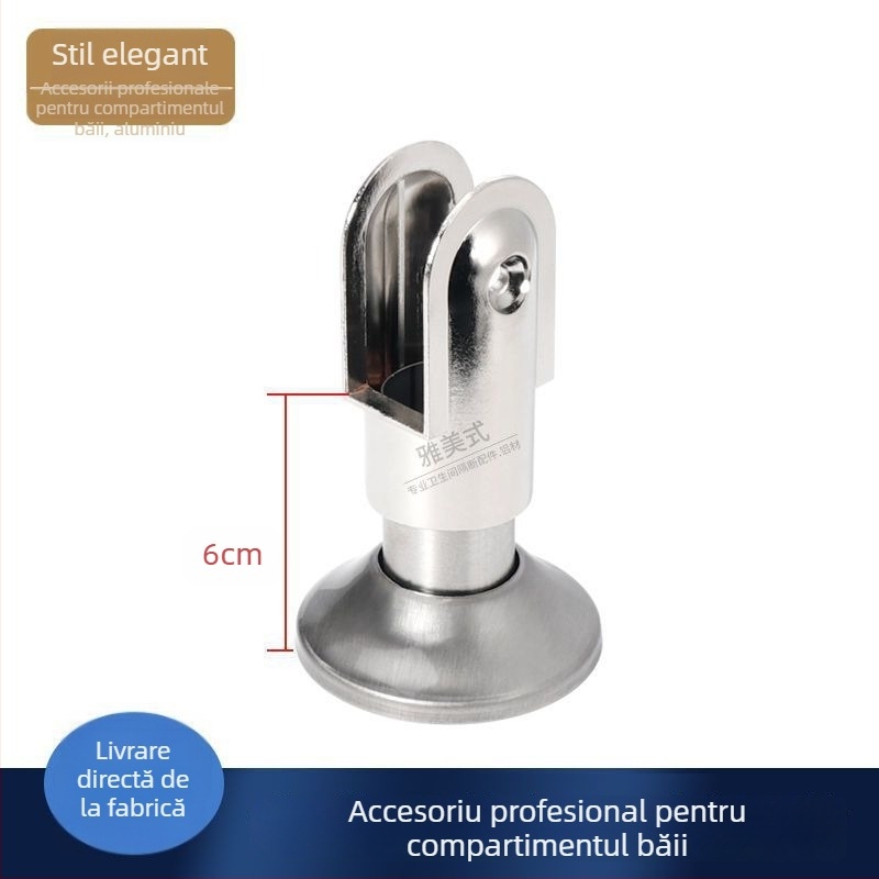 Picior de susținere pentru separatorul de toaletă - oțel inoxidabil, finisaj tras prin fir, Sowegu