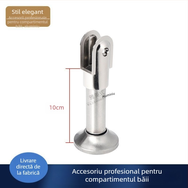 Picior de susținere pentru separatorul de toaletă - oțel inoxidabil, finisaj tras prin fir, Sowegu