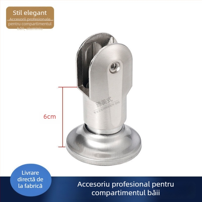 Picior de susținere pentru separatorul de toaletă - oțel inoxidabil, finisaj tras prin fir, Sowegu