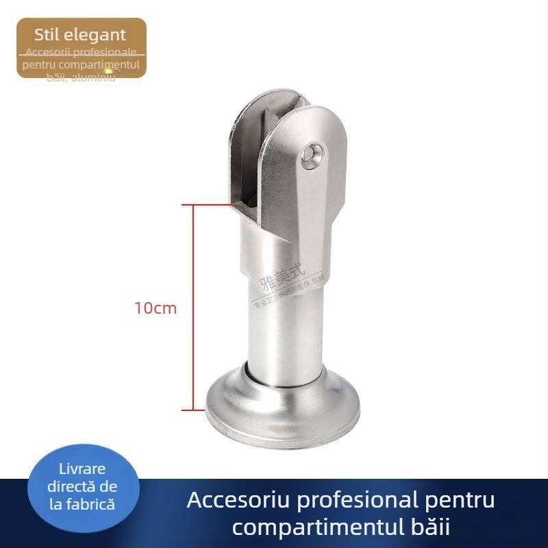 Picior de susținere pentru separatorul de toaletă - oțel inoxidabil, finisaj tras prin fir, Sowegu