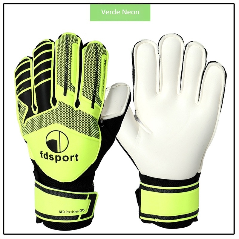 FDsport Mănuși de portar din latex pentru fotbal – Protecție a degetelor, rezistente la uzură, Unisex, pentru tineri