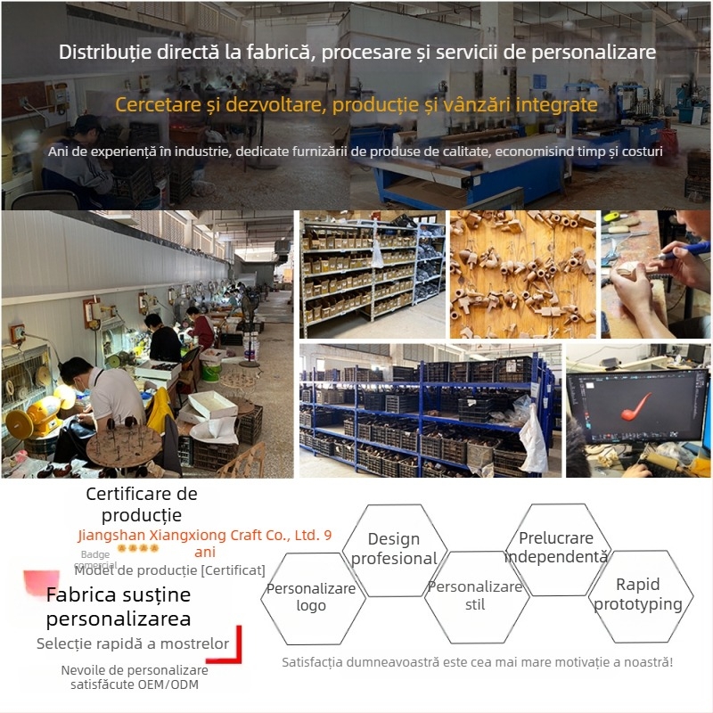 MUXIANG Wooden Aroma capăt de țigară din lemn, fabricat manual, personalizabil, stil minimalist