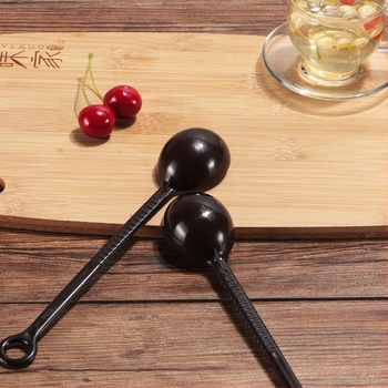 Lingură de ceai cu lapte – plastic, destinată adulților, fără logo, stil simplu