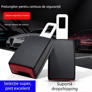 Extender pentru centura de siguranță auto cu clip de siguranță și conector de extindere — poliester, greutate 120 g, brand JYNB, tip Practic