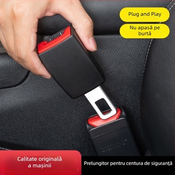 Extender pentru centura de siguranță auto cu clip de siguranță și conector de extindere — poliester, greutate 120 g, brand JYNB, tip Practic