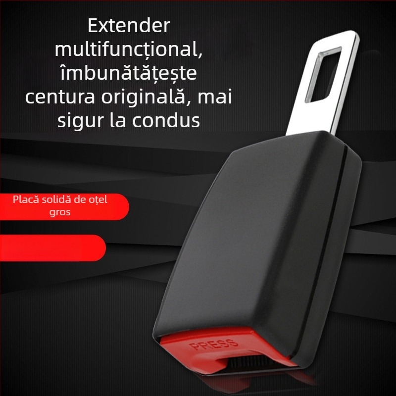 Extender pentru centura de siguranță auto cu clip de siguranță și conector de extindere — poliester, greutate 120 g, brand JYNB, tip Practic