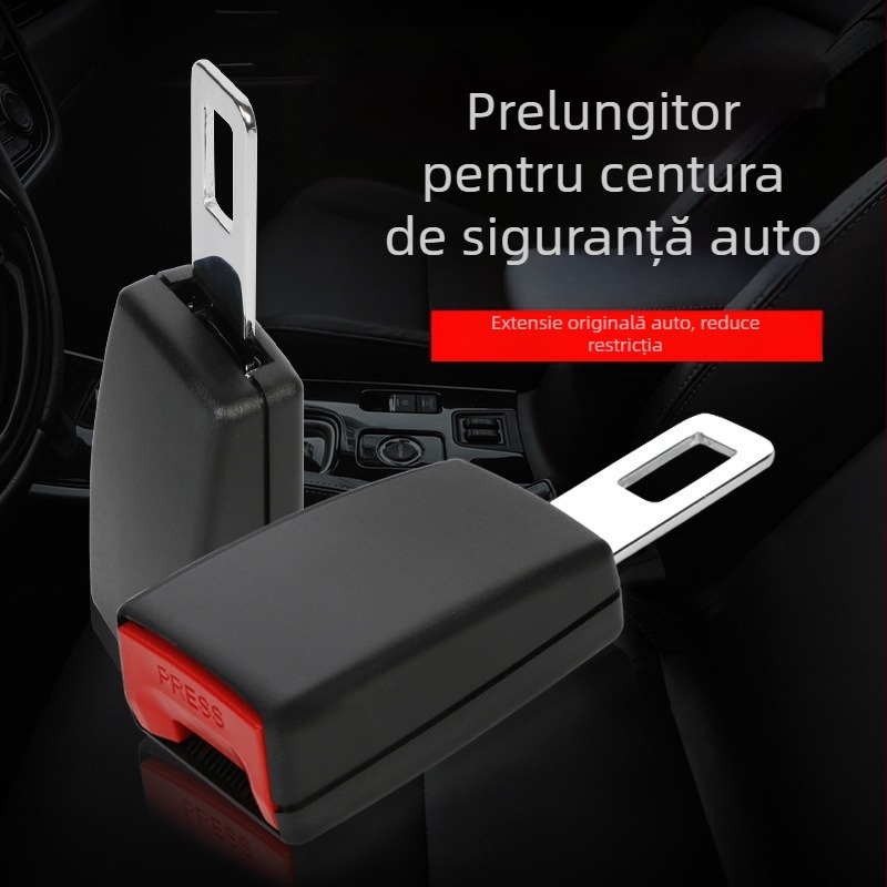 Extender pentru centura de siguranță auto cu clip de siguranță și conector de extindere — poliester, greutate 120 g, brand JYNB, tip Practic