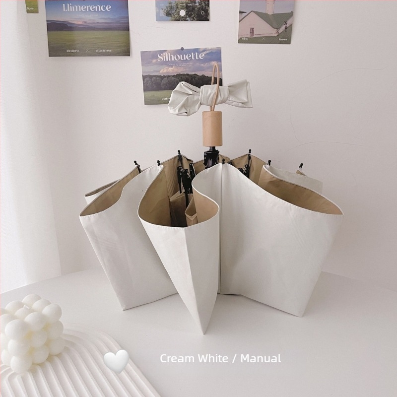 Umbrelă automată pliabilă pentru femei, cu ramă de 8 brațe, material 190T, tijă din oțel, mâner din cauciuc, protecție UV UPF50+, rezistentă la vânt și ploaie