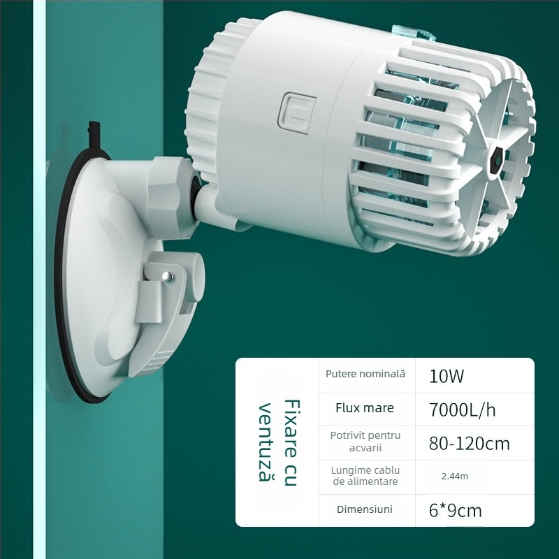 WaterBear pompă de generare a valurilor pentru acvariu, filtrare, ax din oțel inoxidabil, 280–360 g