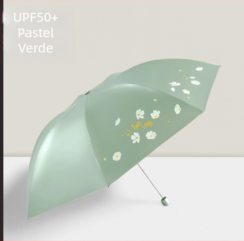 Umbrelă de soare în formă de creion, schelet din oțel cu 7 brațe, deschidere/închidere manuală, țesătură din poliester 190T, protecție UV UPF>50