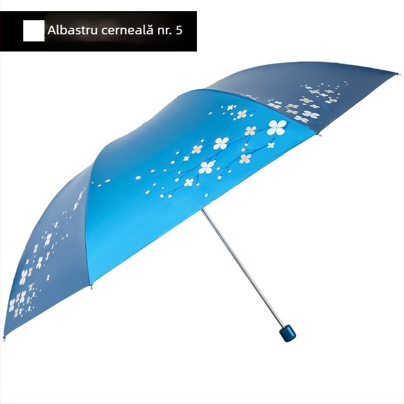 Umbrelă de soare în formă de creion, schelet din oțel cu 7 brațe, deschidere/închidere manuală, țesătură din poliester 190T, protecție UV UPF>50