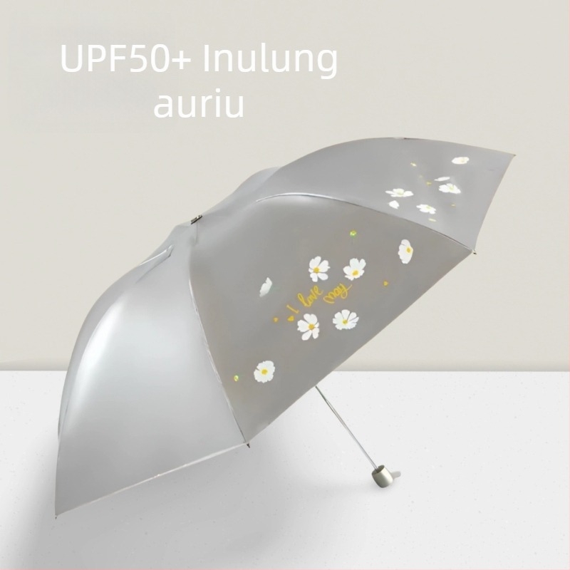 Umbrelă de soare în formă de creion, schelet din oțel cu 7 brațe, deschidere/închidere manuală, țesătură din poliester 190T, protecție UV UPF>50