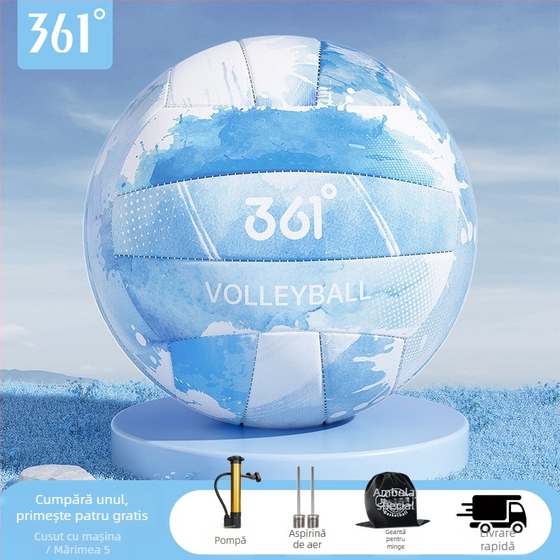 361° Volei de interior pentru gimnaziu — PVC, cusut la mașină, pentru antrenament și competiții