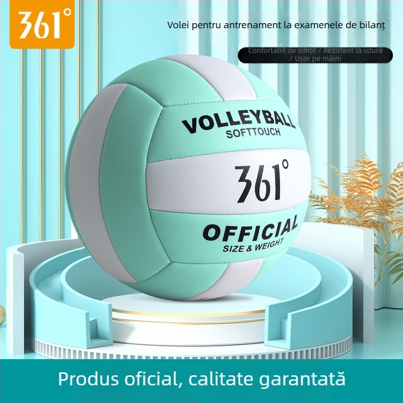 Minge de volei – din piele de vacă, cusătură pe mașină, volei de plajă, imprimare logo disponibilă, personalizare posibilă